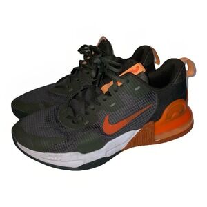 Nike Mens Air Max Alpha Trainer 5 Shoes Cargo Khaki Safety Orange/Green Size 8.5